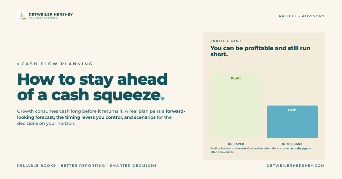 Cash Flow Planning for Growing Businesses: How to Stay Ahead of a Squeeze