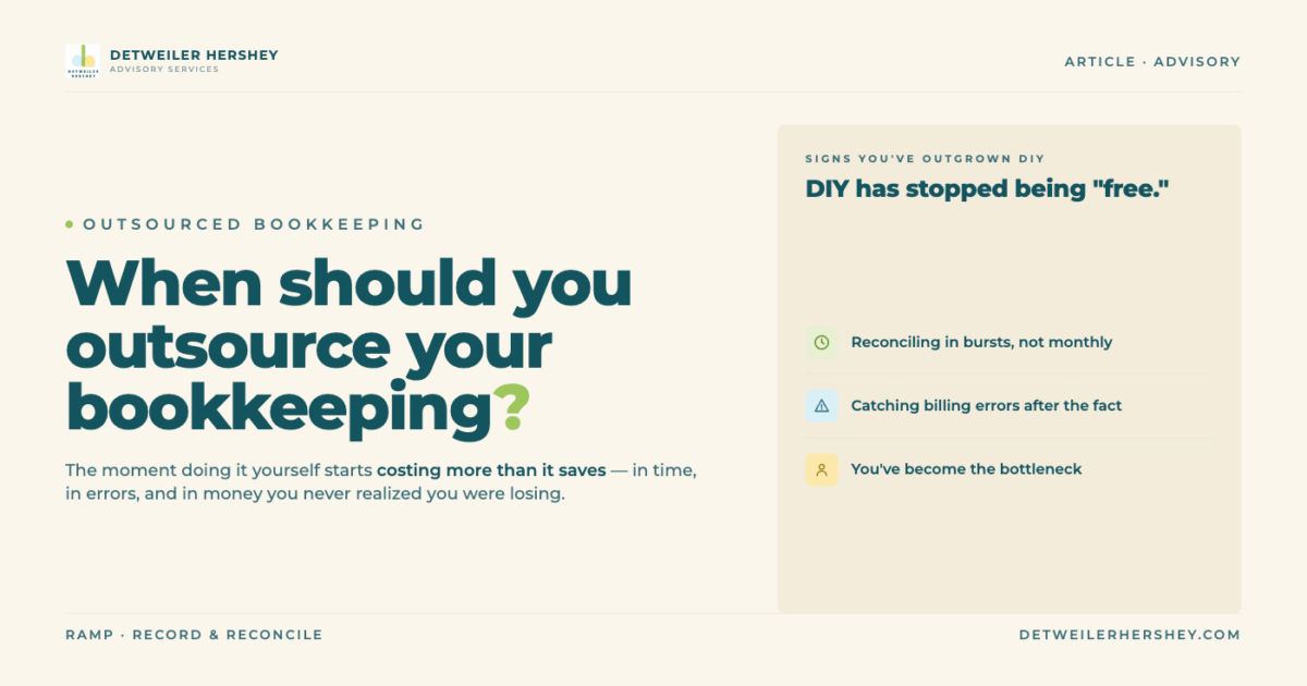 When Should You Outsource Your Bookkeeping?